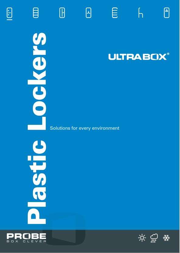 Probe UltraBox Plastic Lockers